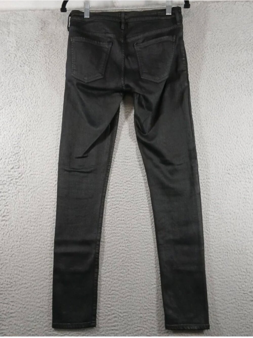 Citizens Of Humanity Black Moto Skinny Jeans Women Size 27 P99 - Picture 2 of 3